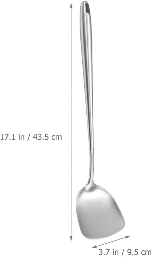 Stainless Steel Wok Spatula Long Handle for Stir Fry Cooking