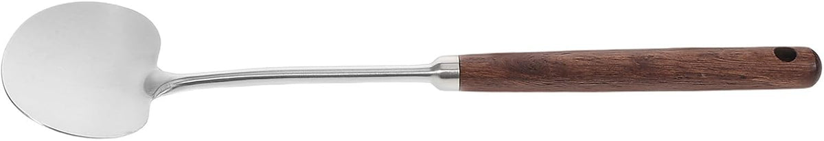 Mushroom Spatula Stainless Steel Wood Handle Wok Tool