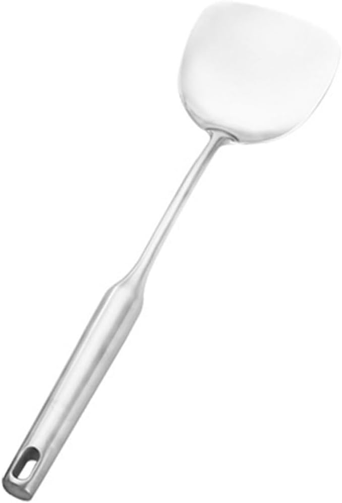 Wok Spatula for Stir Fry Long Handle with Hollow Stainless Steel