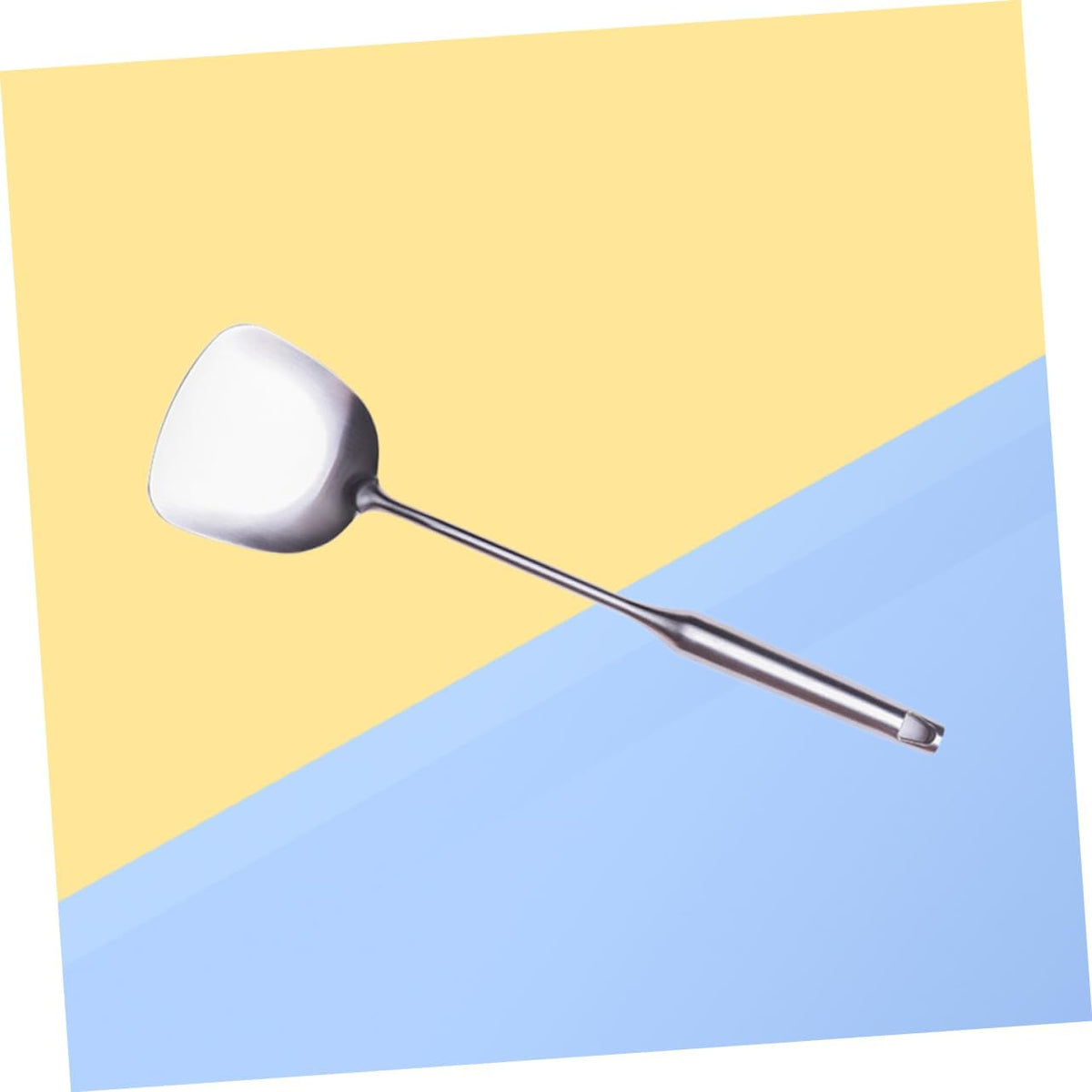 304 Stainless Steel Wok Spatula, One Piece Stir Fry Turner for Woks