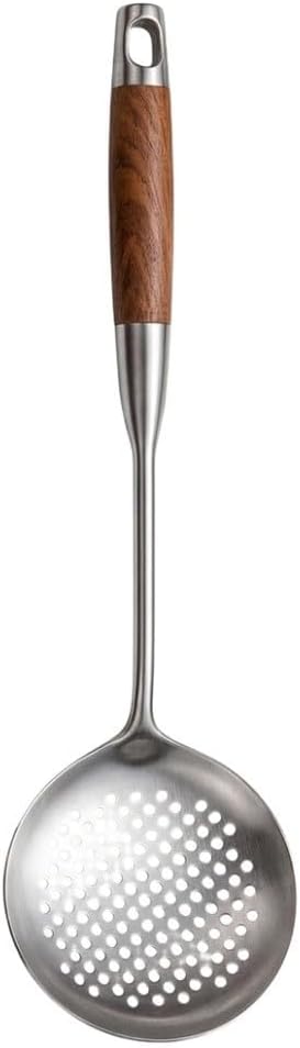 316L Stainless Steel Wok Spatula Set Wooden Handle