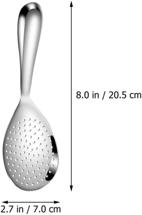 Kichvoe Stainless Steel Rice Spoon Set 2 Pcs Rice Paddle Scooper for Cooking Cooker Spoon for Serving Smooth Surface Easy to Clean 8.07 in Kitchen Utensils