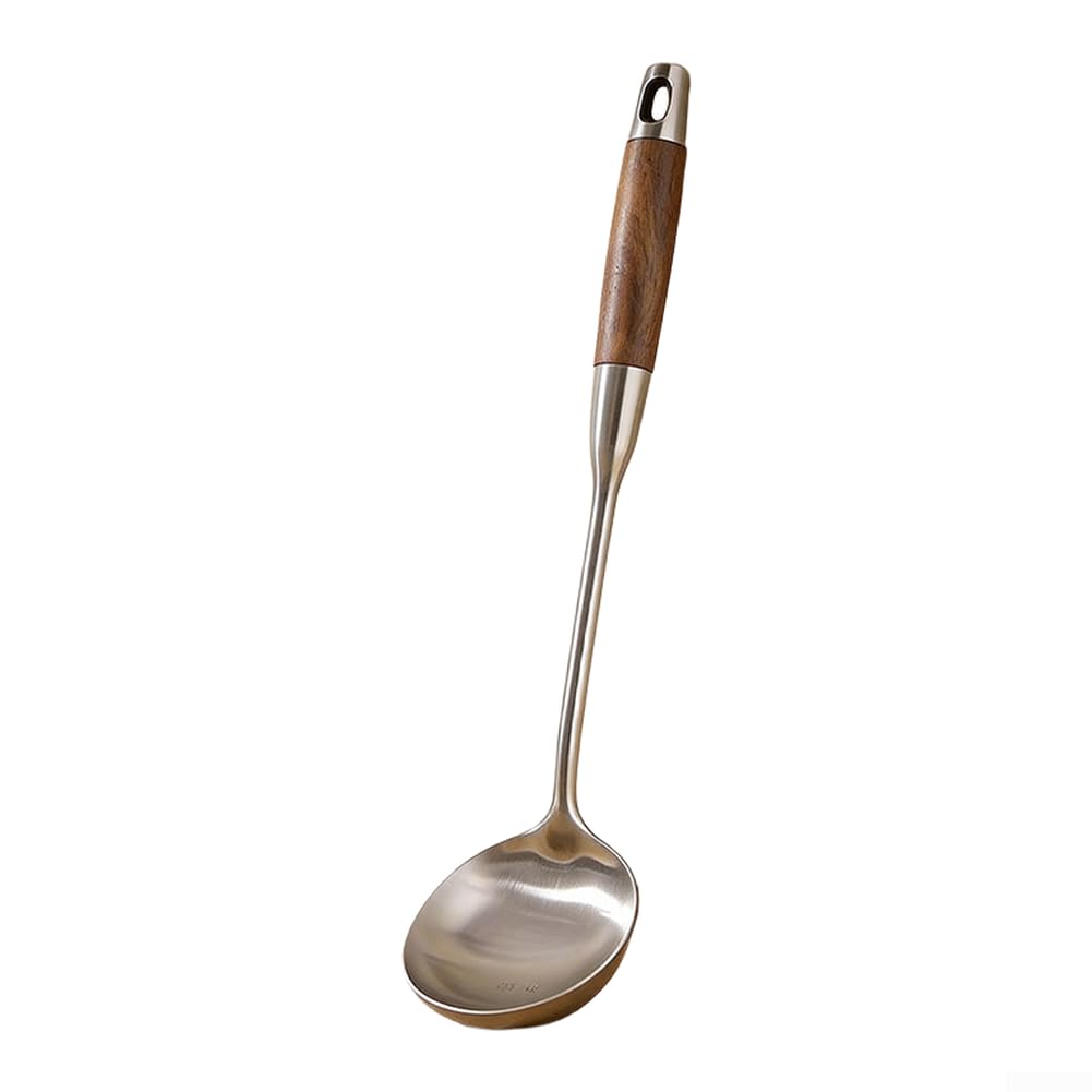 316L Stainless Steel Wok Spatula Set Wooden Handle