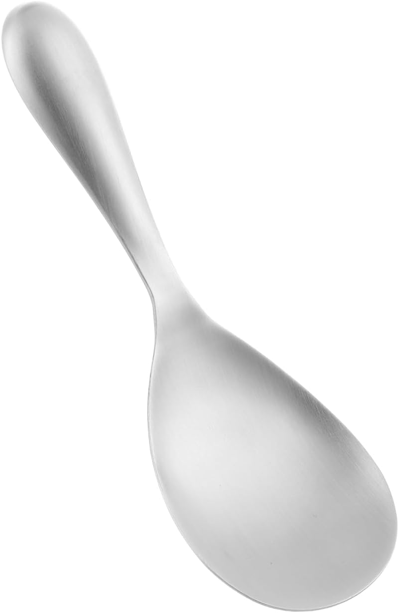 Cabilock Rice Serving Spoon, Stainless Steel, Silver, 1 Piece