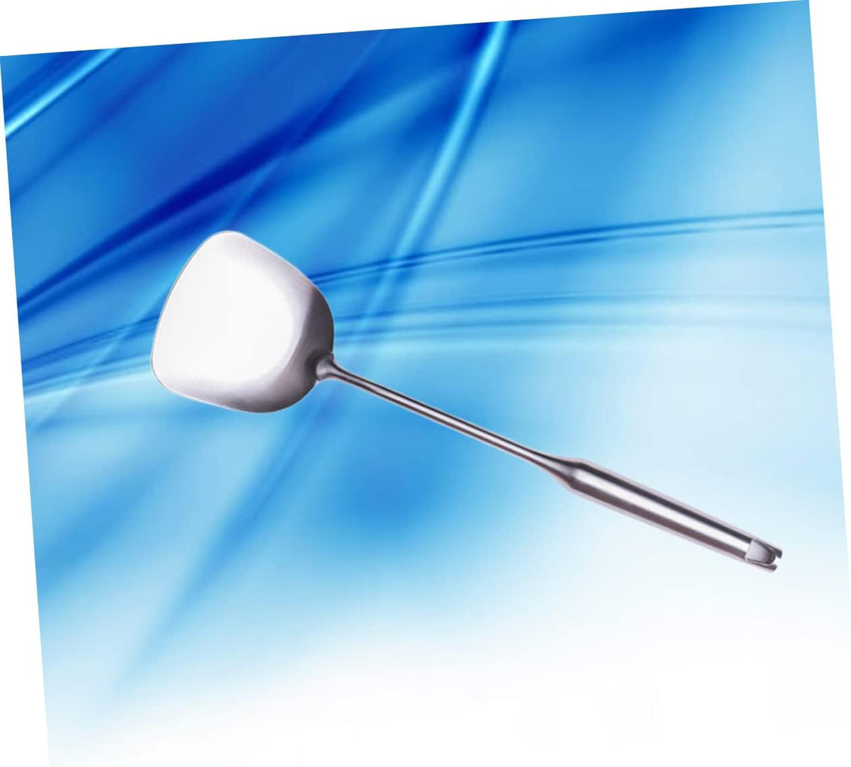 304 Stainless Steel Wok Spatula, One Piece Stir Fry Turner for Woks