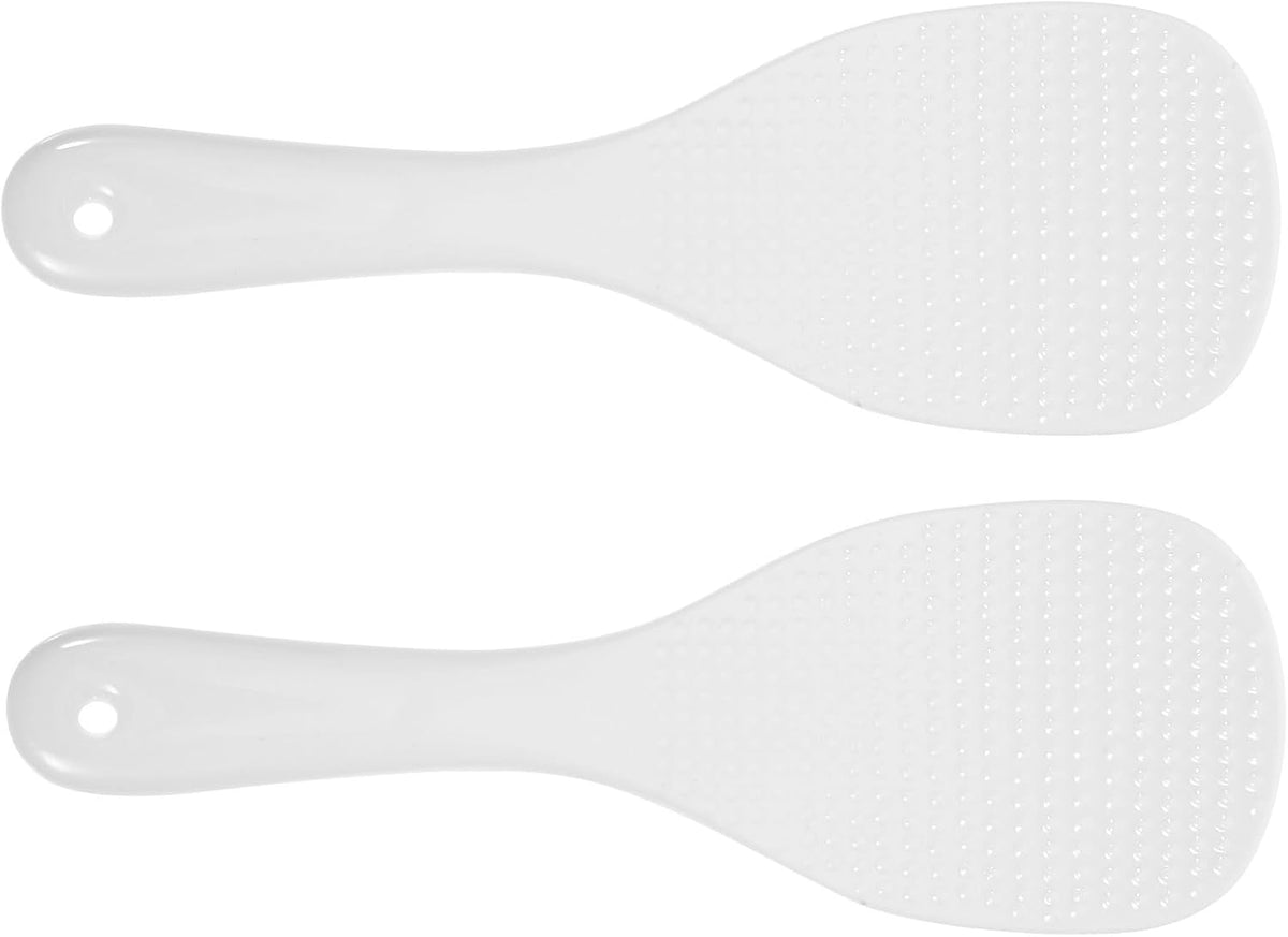 2 Pack Ceramic Rice Paddle Spoon for Rice Cooker Serving