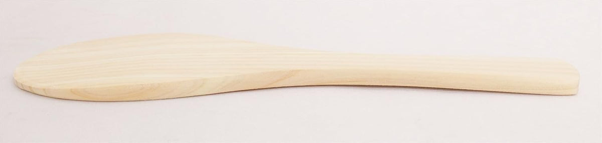 Ichihara Wood Workshop Rice Rice Paddle Wooden Lady Cypress Mini 6.1 inches (15.5 cm) Wood Grain