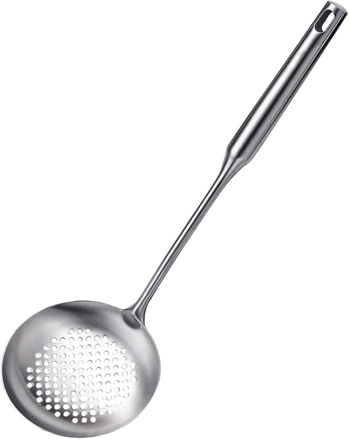 Slotted Spoon, Stainless Steel Strainer Metal Skimmer Spoon for Cooking