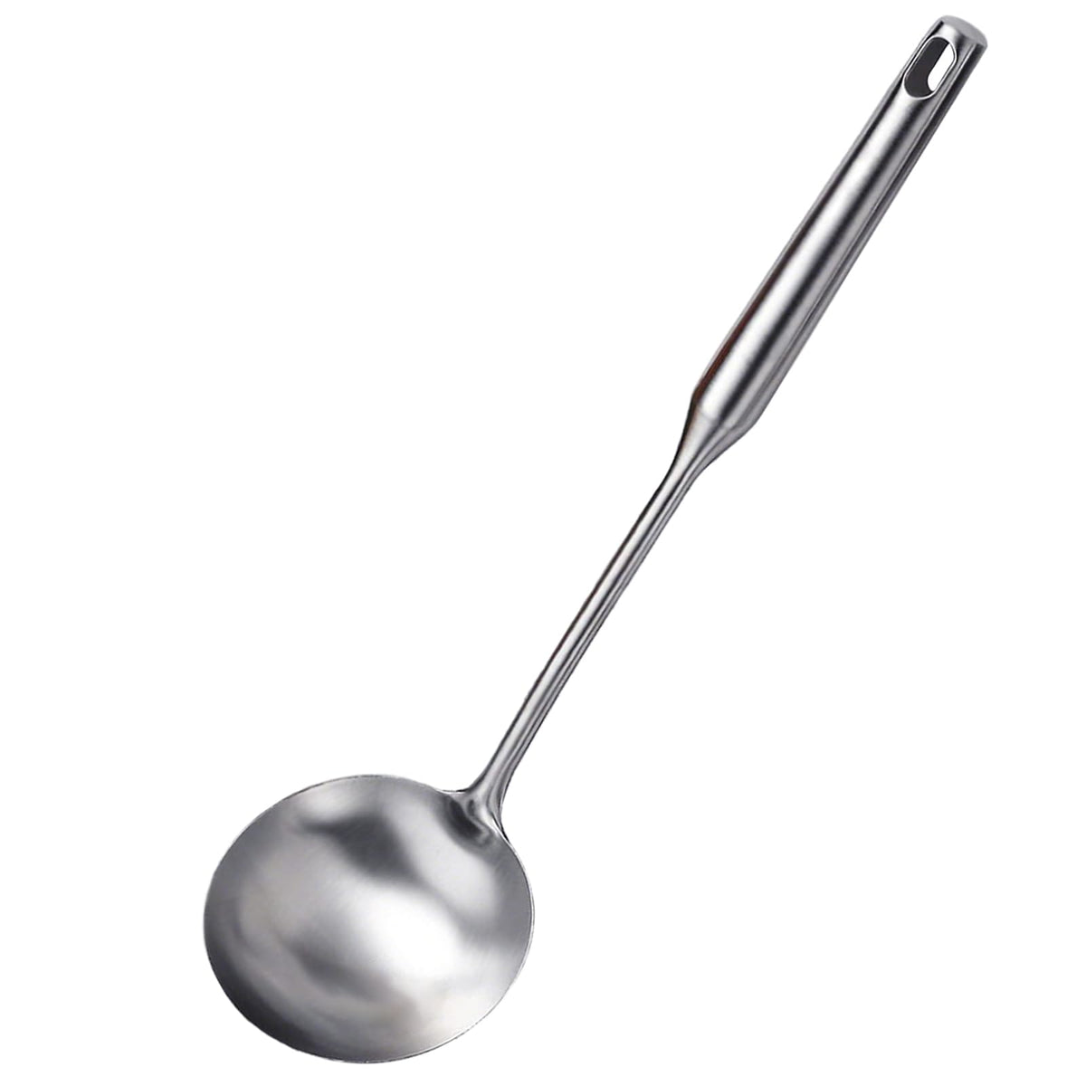 Slotted Spoon, Stainless Steel Strainer Metal Skimmer Spoon for Cooking