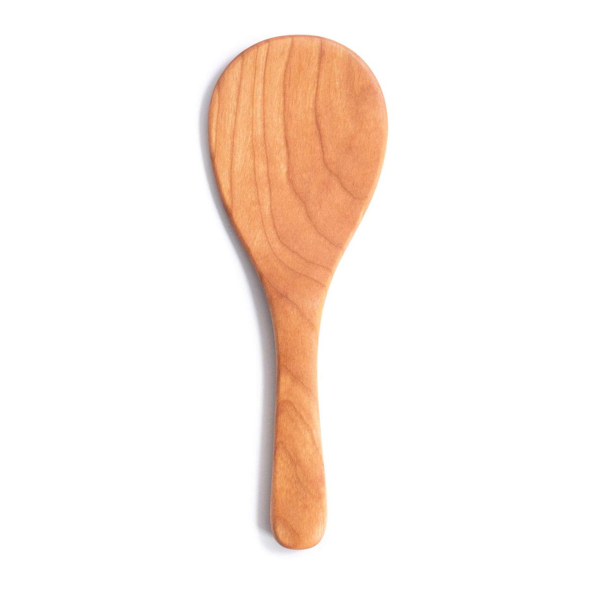 Wooden Rice Paddle - Traditional Japanese Shamoji for Mixing and Serving Rice - Handmade in USA