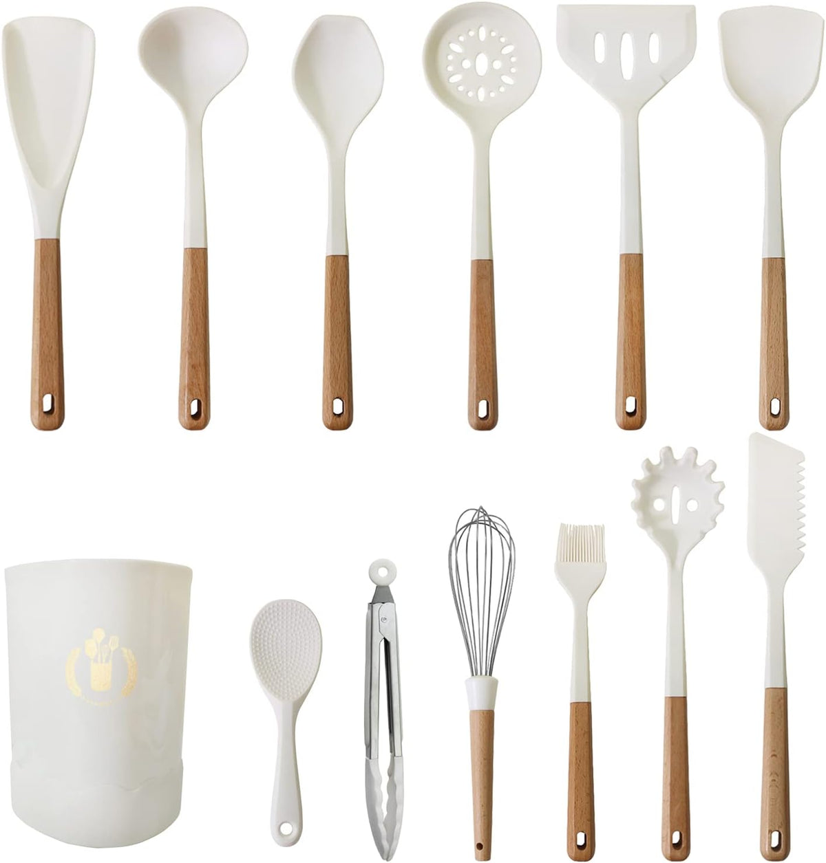 1Pcs Silicone Rice Paddle Non Stick Spatula for Sushi, Mashed Potato