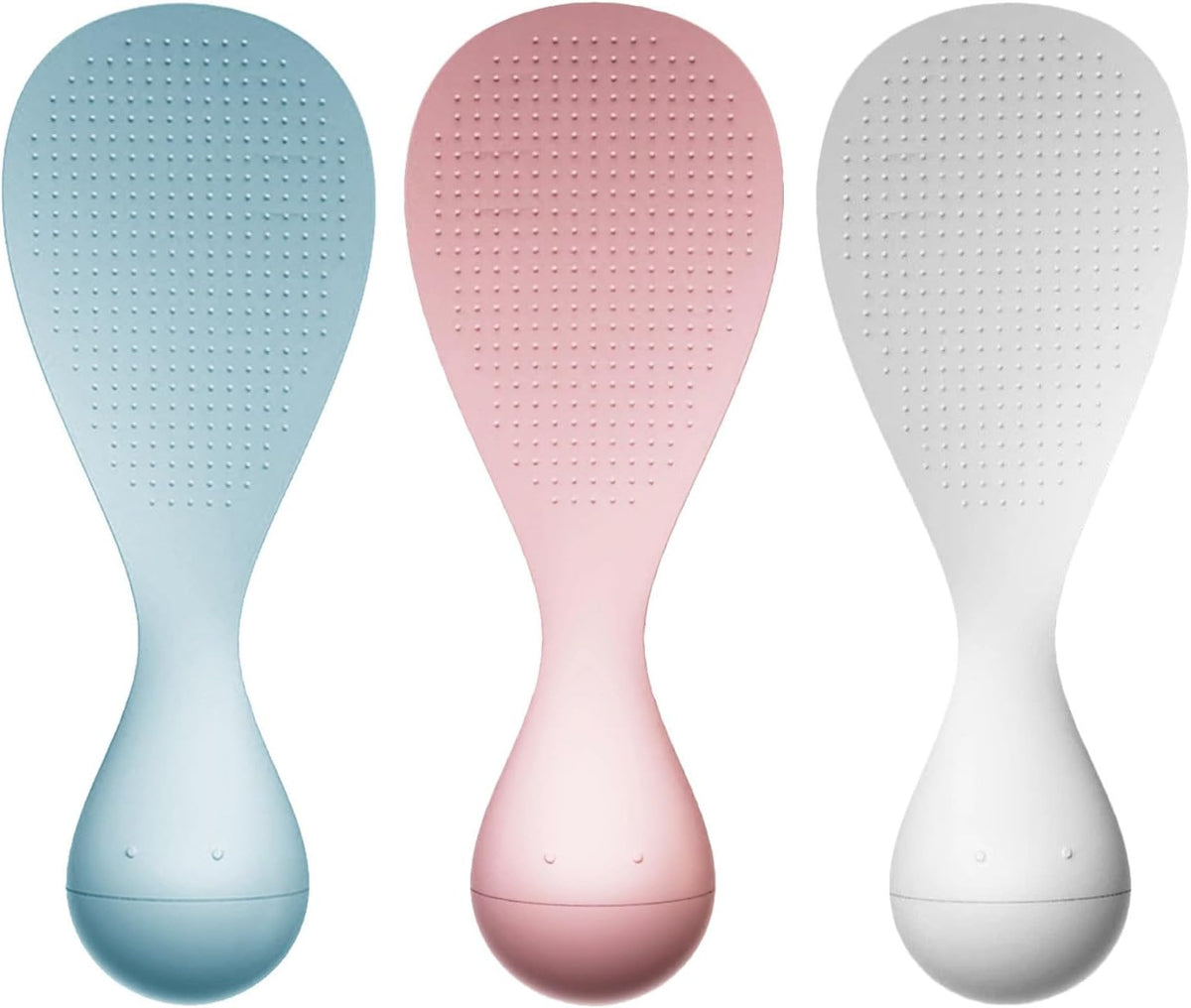 3pcs Nonstick Rice Paddle Spoon, Heat Resistant Standing Utensil