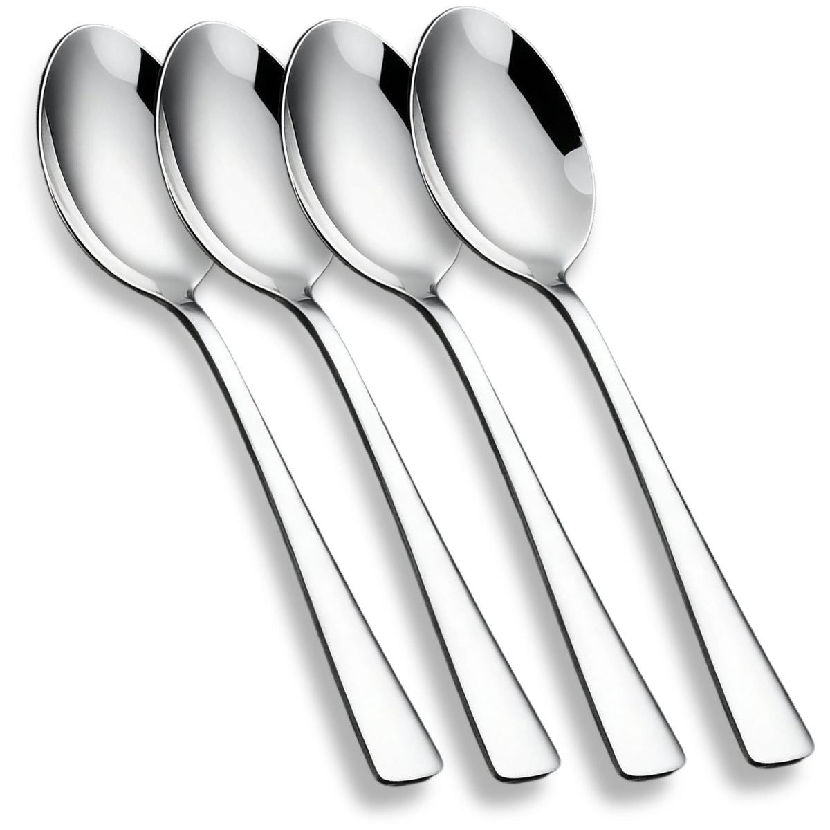 LANGMINGDE Slotted Serving Spoon 18/8 Stainless Steel, 7.87" Large Metal Slotted Spoon with Short Handle, 3.7MM Thick Slotted Utensil for Buffet, Party, Dinner, Restaurants, Kitchen(1 Pack)