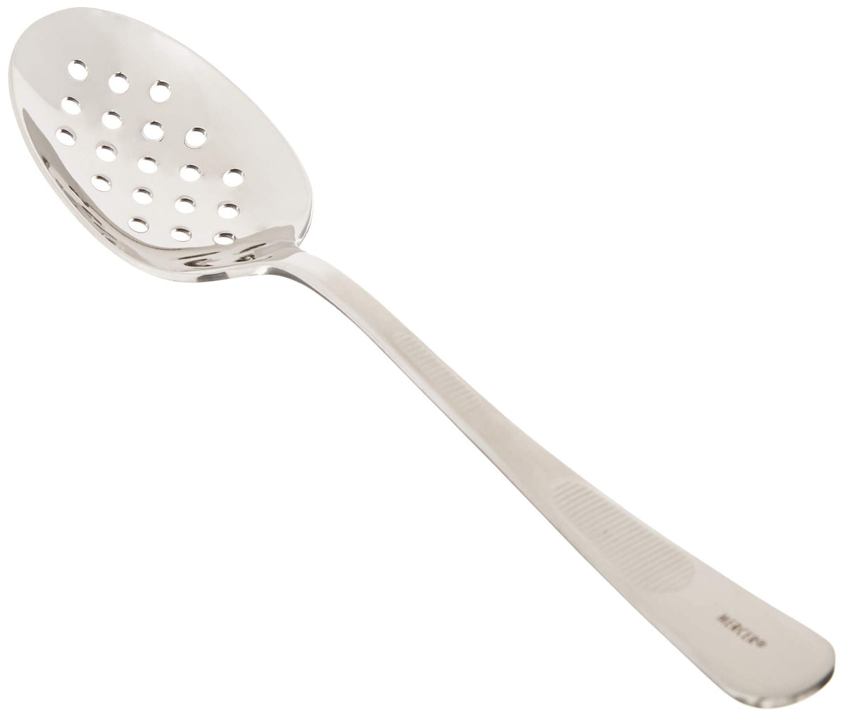 Mercer Culinary, 9 Inch, Silver Plating Spoon, Perforated Bowl, 9-Inch, 9"