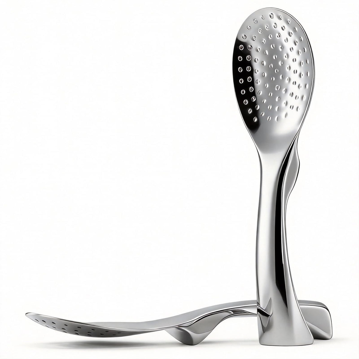 18/8 Stainless Steel Rice Paddle, Non-Stick Rice Spoon, Mirror Finish