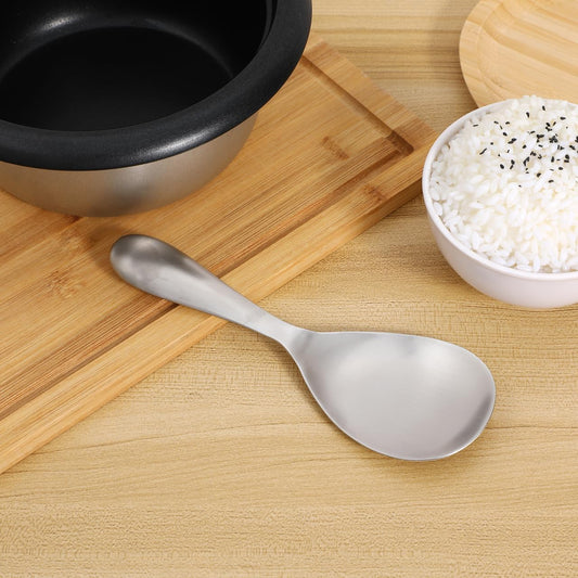 Cabilock Rice Serving Spoon, Stainless Steel, Silver, 1 Piece