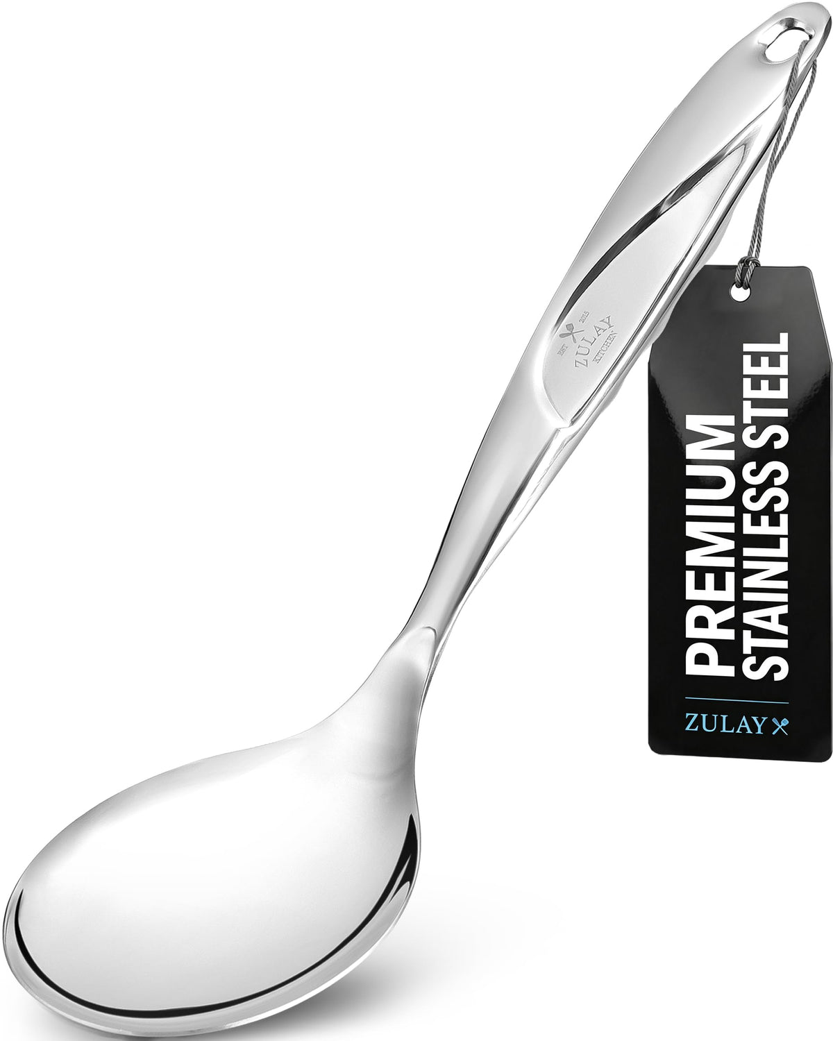 Zulay Kitchen Stainless Steel Draining Spoon