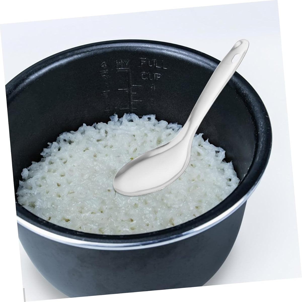 3Pcs Stainless Steel Rice Serving Spoons, Thickened Kitchen Cooking Scoops