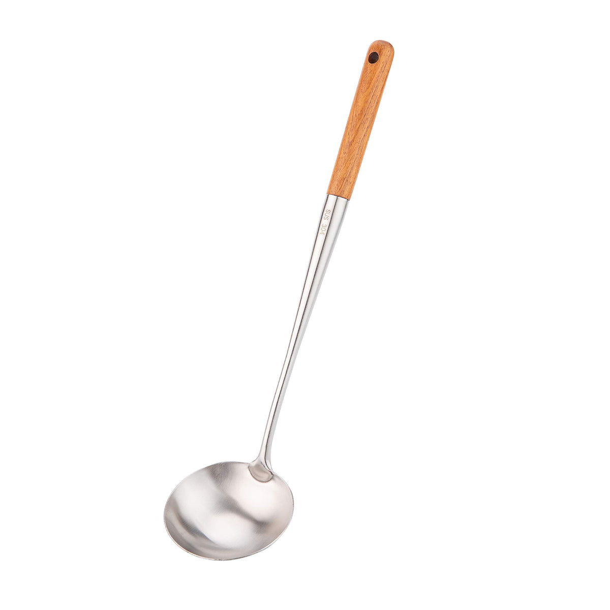 FJNATINH Solid 304 Stainless Steel Skimmer Slotted Spoon Colander Strainer Ladle for Cooking and Frying, Kitchen Utensils Wire Strainer Pasta Strainer Spoon