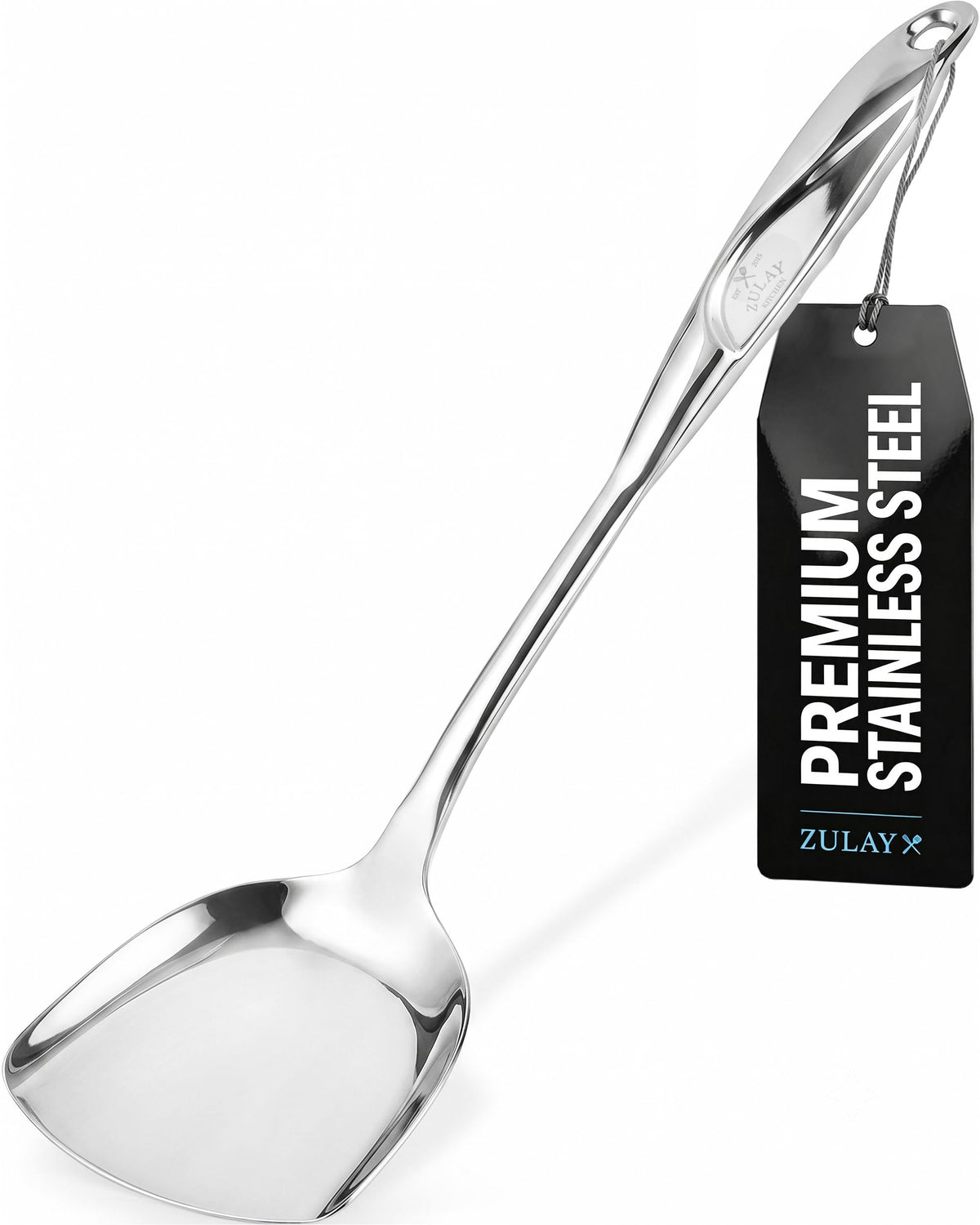 Zulay Kitchen Stainless Steel Draining Spoon