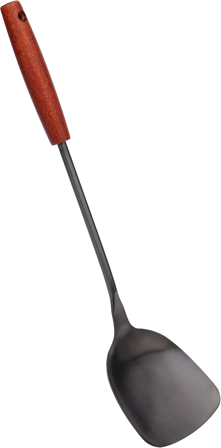 FJNATINH Wok Spatula - 15 Inch Stainless Steel Wok Spatula for Cooking