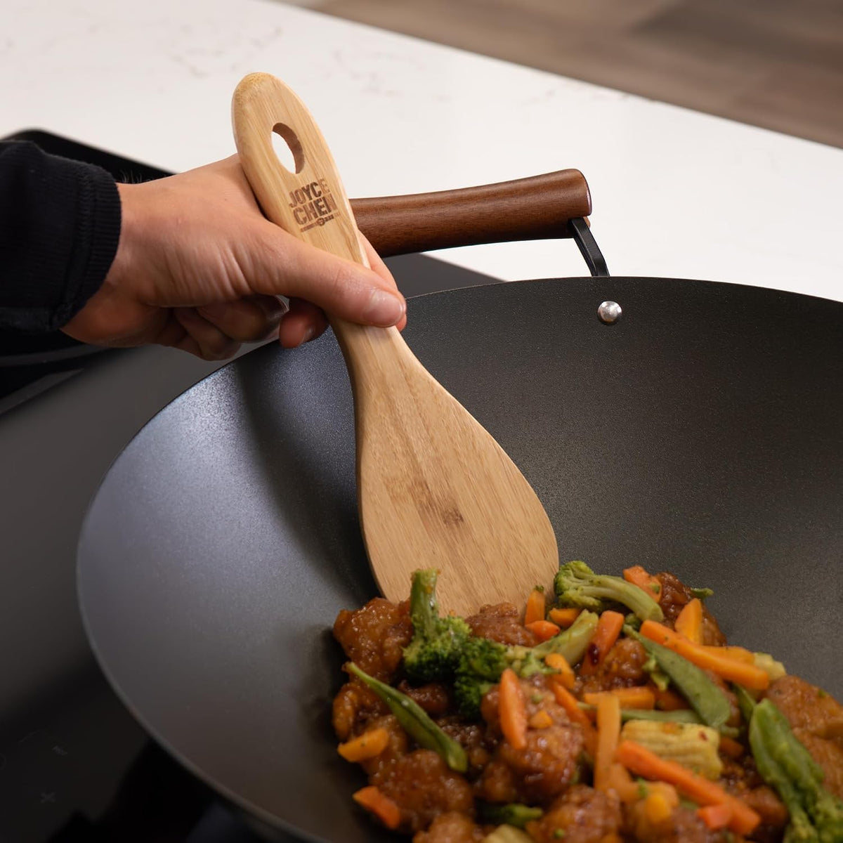Joyce Chen Burnished Bamboo Rice Paddle, 9-Inch