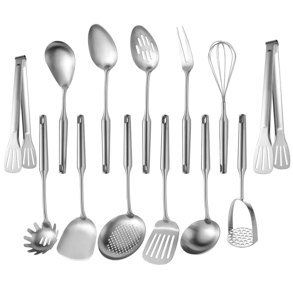 Wok Utensils for Carbon Steel Stainless Steel Wok Spatula Wok Tools