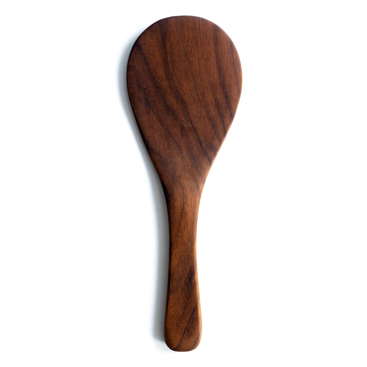 Wooden Rice Paddle - Traditional Japanese Shamoji for Mixing and Serving Rice - Handmade in USA
