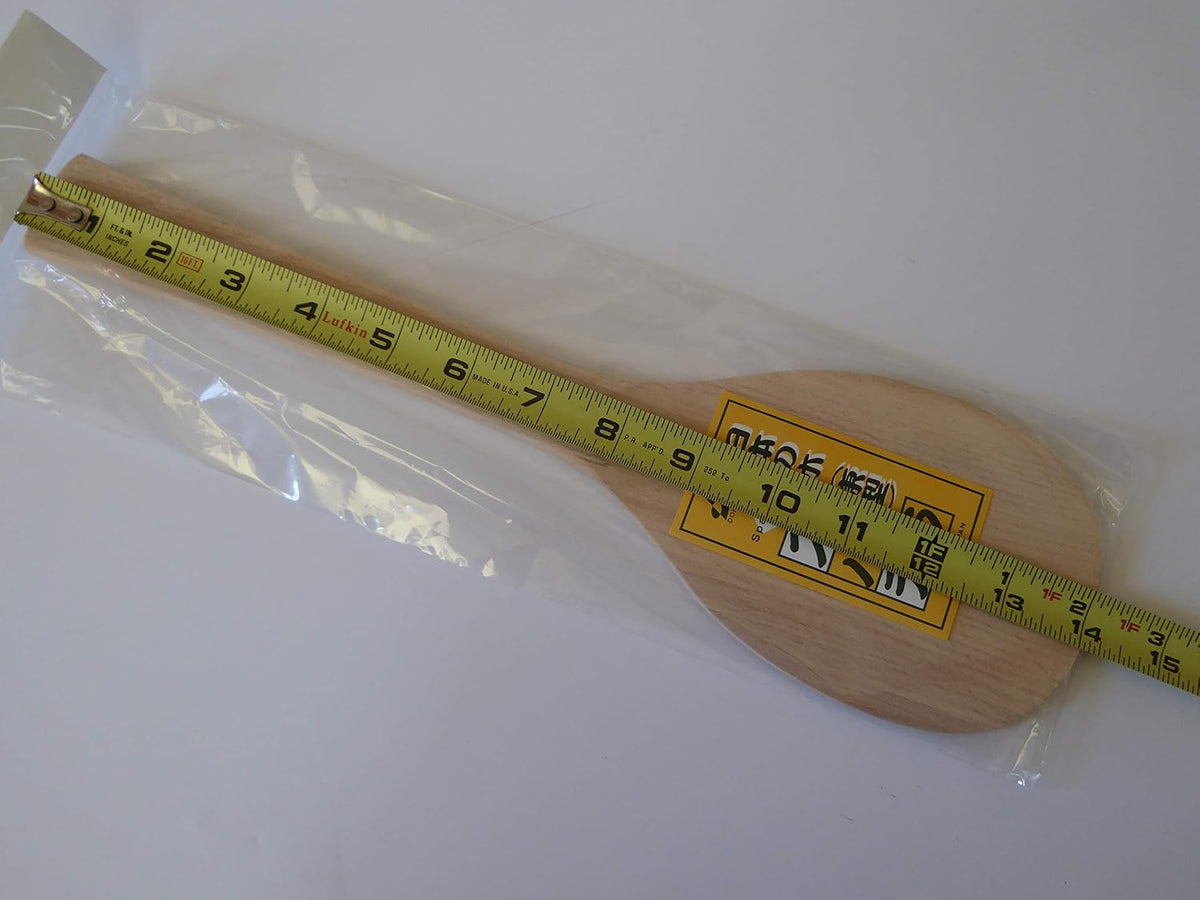Japanese 14" L Wooden Sushi Rice Paddle Spatula"Dohkan" Shamoji/Made in Japan