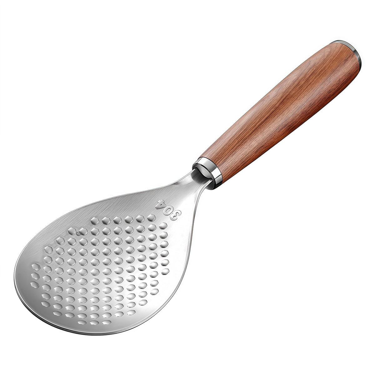 18/8 Stainless Steel Rice Paddle, Non-Stick Rice Spoon, Mirror Finish