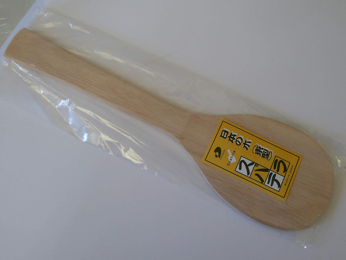 Japanese 14" L Wooden Sushi Rice Paddle Spatula"Dohkan" Shamoji/Made in Japan