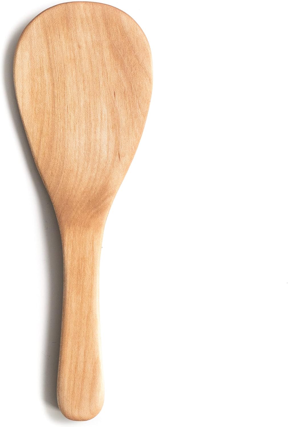 Wooden Rice Paddle - Traditional Japanese Shamoji for Mixing and Serving Rice - Handmade in USA