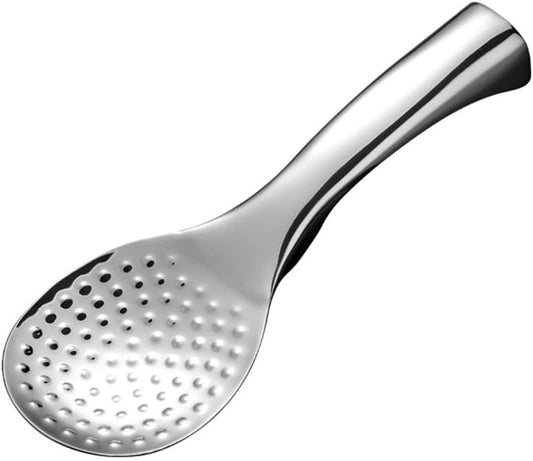 Space Saving Upright Rice Scoops Professional Stainless Steel Rice Serving Spoon with Comfortable Grip Handle