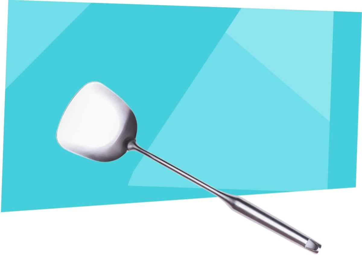 304 Stainless Steel Wok Spatula for Stir Fry with Ergonomic Handle