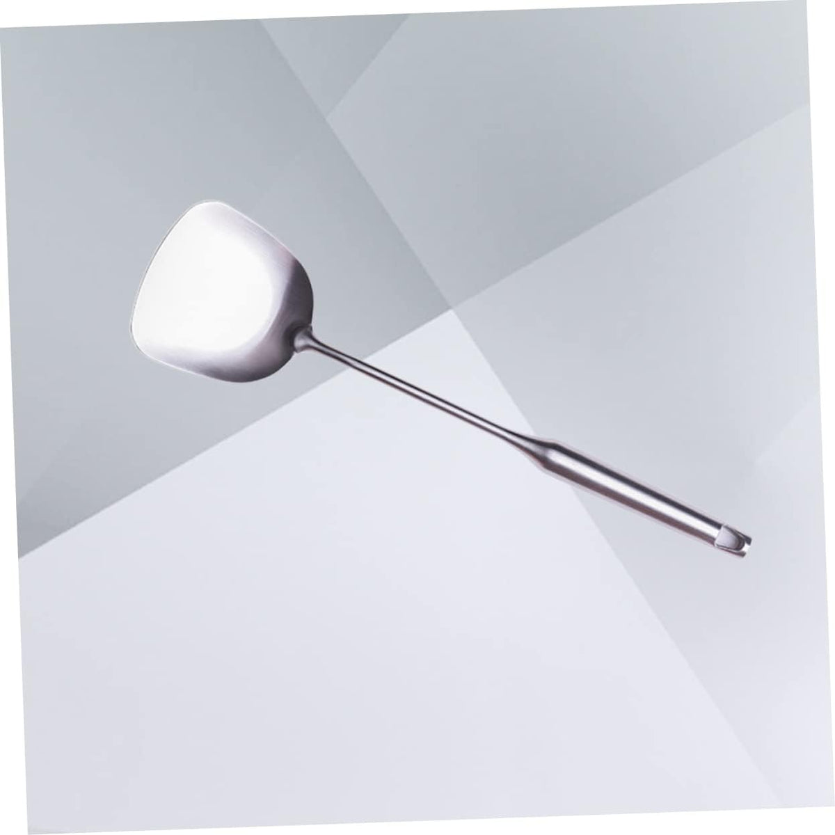 Cabilock Sturdy Steel Wok Tool Kitchen Utensil Long Handle Fry Spatula for Easy Stirring and Cooking