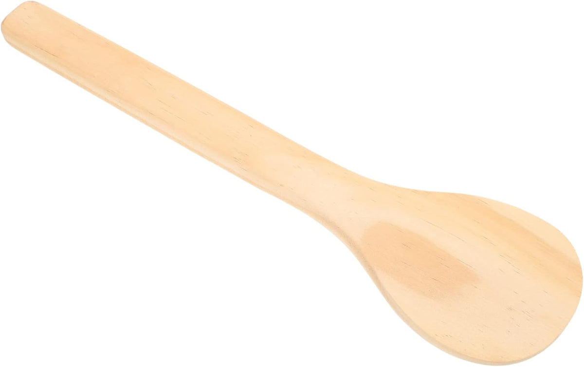 Wooden Rice Spatula Paddle with Long Handle for Kitchen Serving