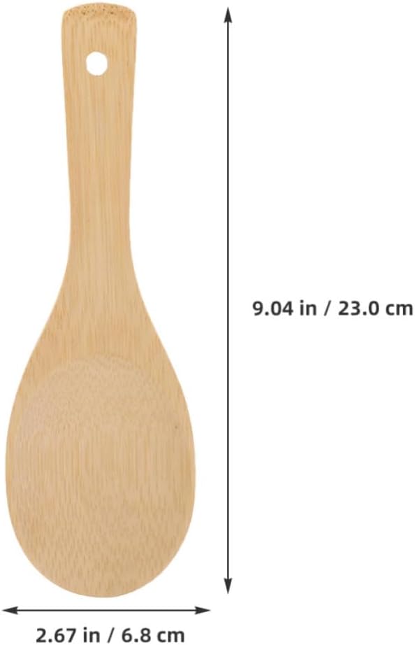 4pcs Rice Paddle Spoon for Nonstick Cookware Stir Frying and Serving