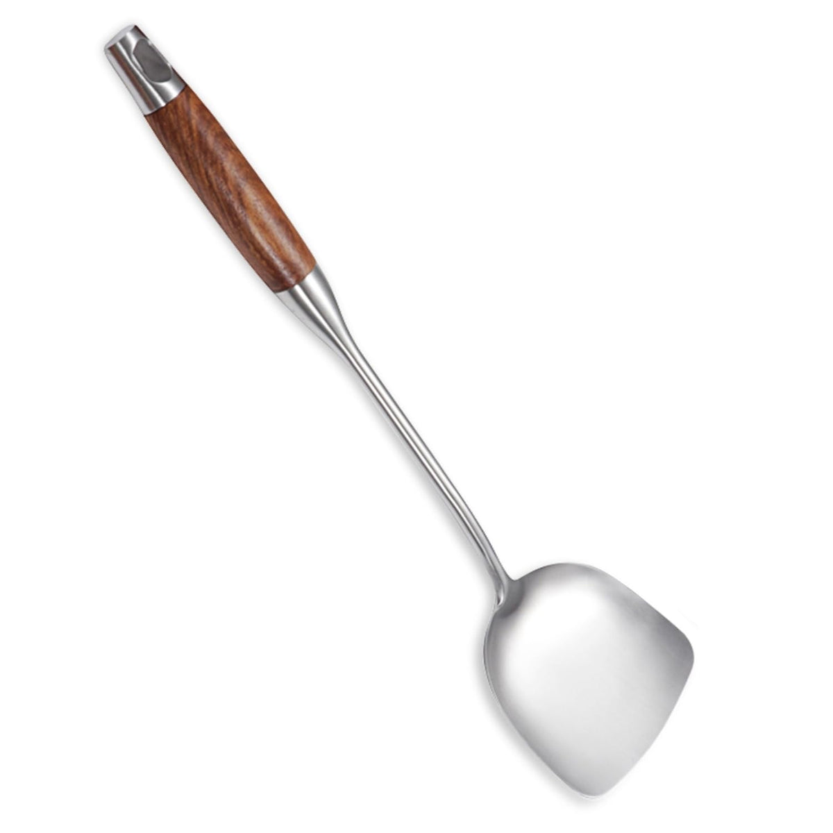 AOOSY Wok Spatula,15 In Long Handle Wok Utensils with Wooden Handle