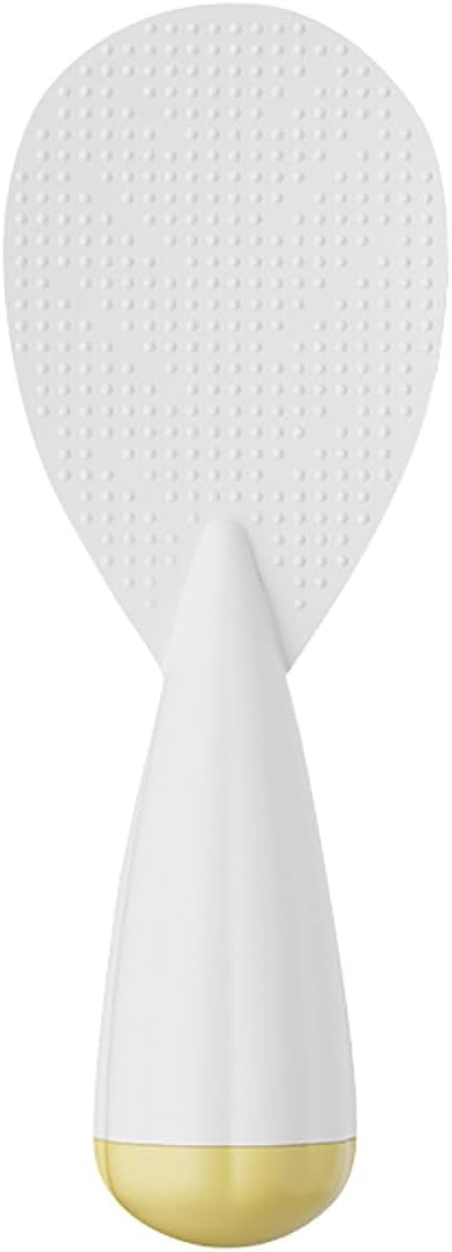 PP Rice Paddle, 7 Inch Self Standing Non-Stick Anti-Slip Heat Resistant Ergonomics Rice Spoon,Deform-Proof Lightweight Versatile Uses Easy to Clean Rice Spoons for Kitchen Home Dorm Travel