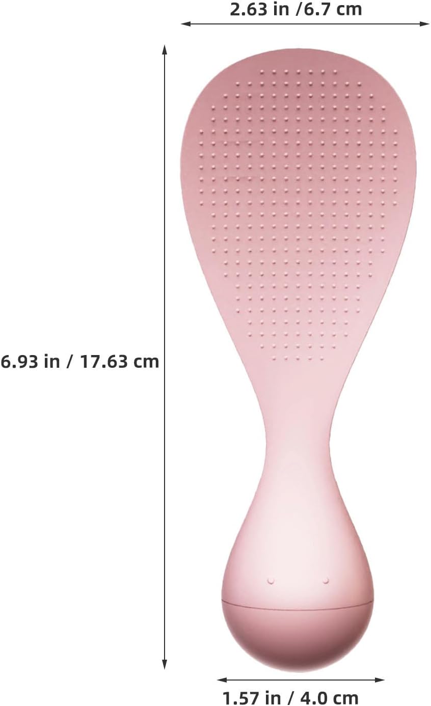 3pcs Nonstick Rice Paddle Spoon, Heat Resistant Standing Utensil