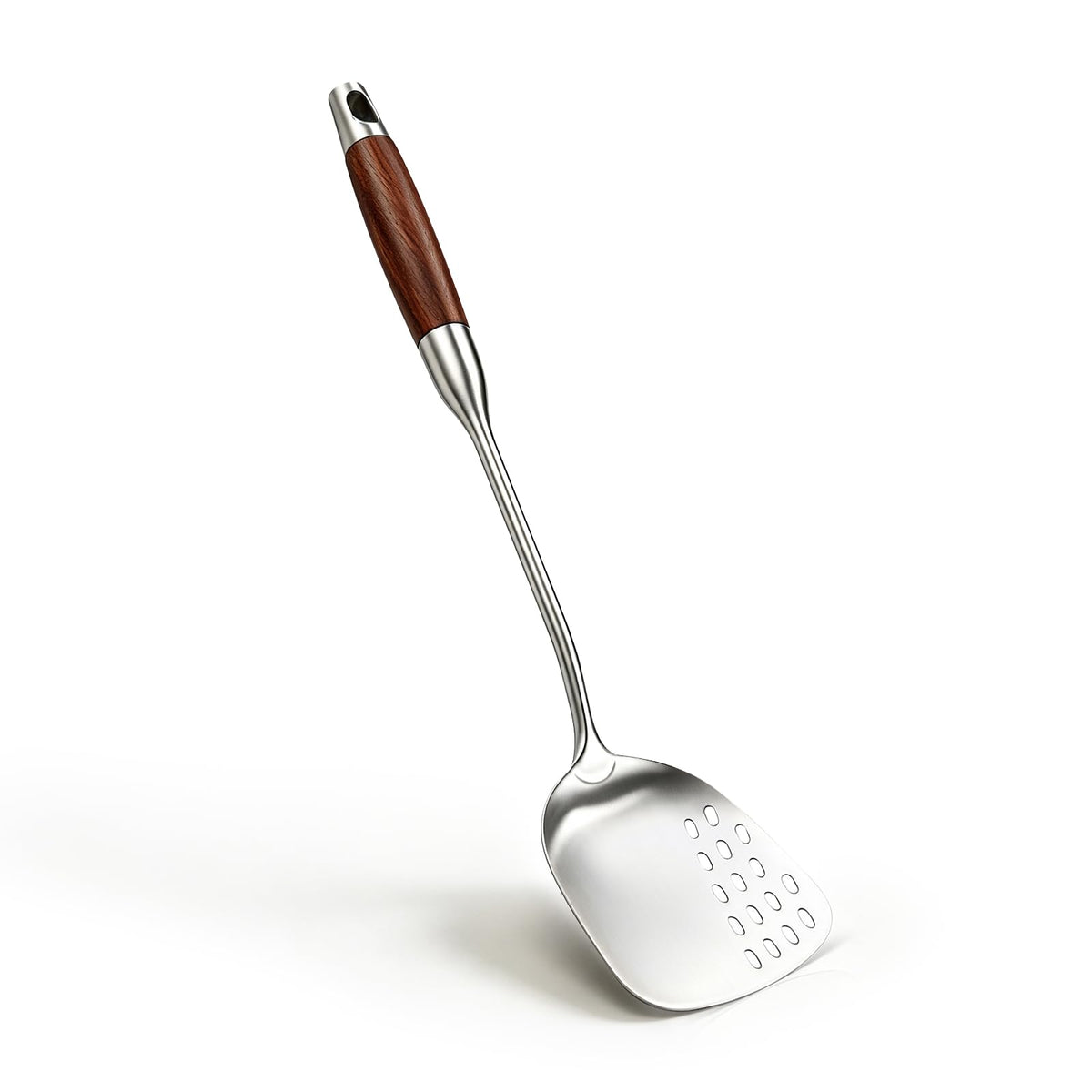 AOOSY Wok Spatula,15 In Long Handle Wok Utensils with Wooden Handle