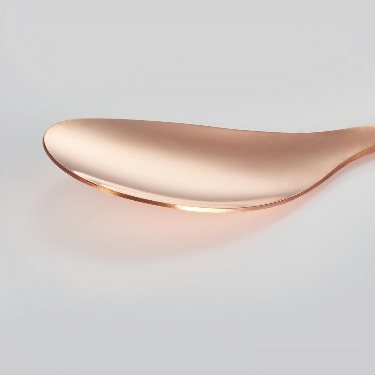 Copper Rice Spoon, Rice Paddle Spoon 99% Pure Copper Hand-Made Rice Spatula, Non-Stick Rice Spatula, Kitchen Utensils (B(Copper))