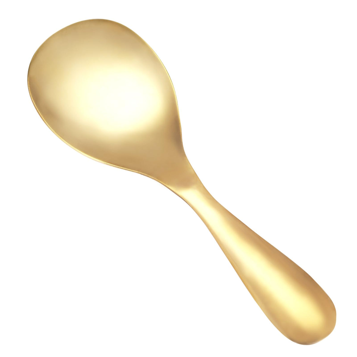 Copper Rice Spoon, Rice Paddle Spoon 99% Pure Copper Hand-Made Rice Spatula, Non-Stick Rice Spatula, Kitchen Utensils (B(Copper))