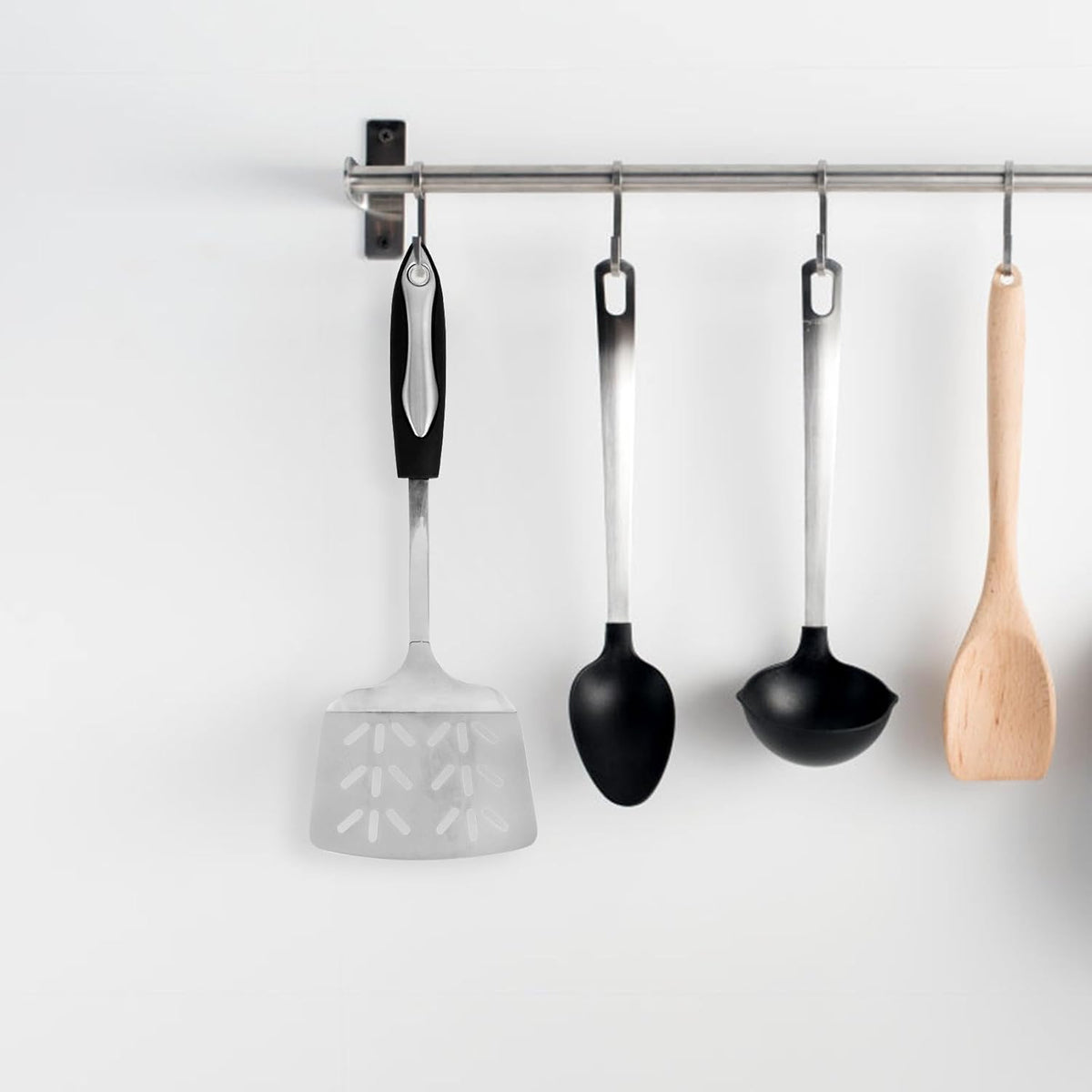 Stainless Steel Spatula Hanging Hole for Stir Fry Cooking