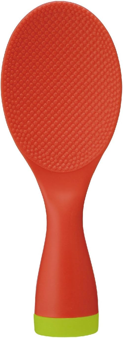 JapanBargain, Standing Japanese Rice Scoop Spoon, Non Stick Rice Paddle, BPA Free Rice Server 7.5" Long, Dishwasher Safe, Teeter-Totter Design, White Color, Made in Japan