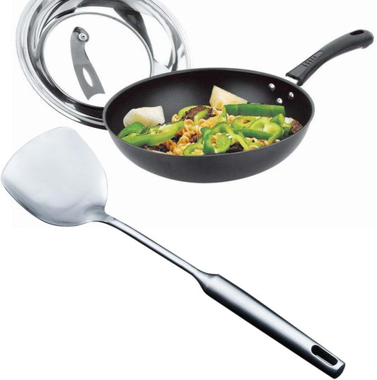 Stainless Steel Cooking Spatula Turner for Wok Stir Fry