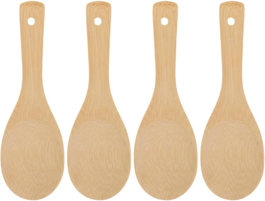 4pcs Rice Spoon Paddle for Nonstick Cookware Stirring and Serving Rice