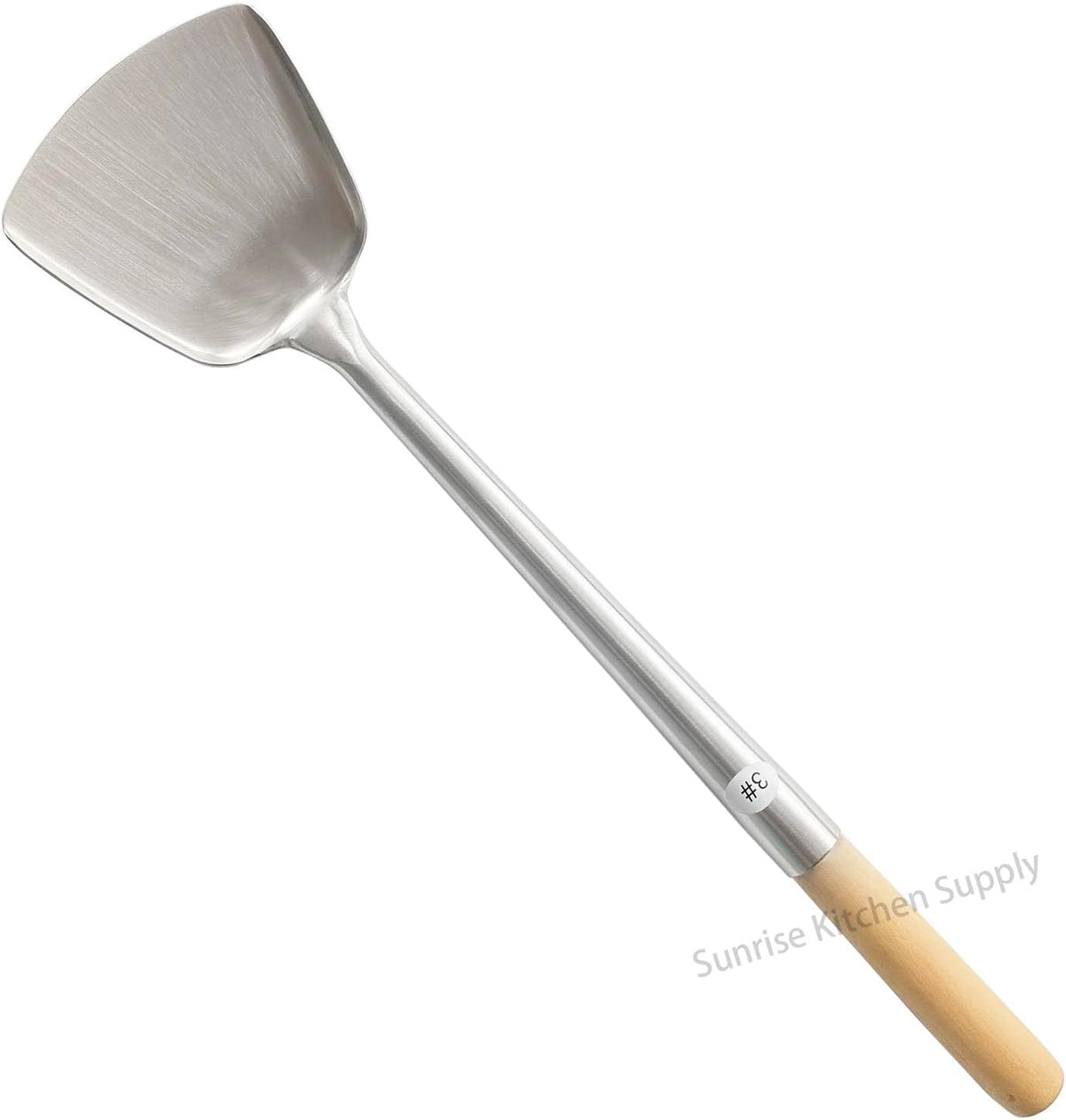 Sunrise Kitchen Supply Commercial Grade Wok Spatula (Shovel 15.50" (#3))
