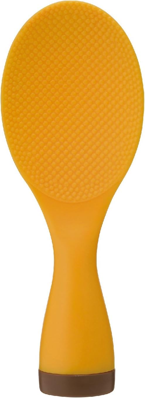JapanBargain, Standing Japanese Rice Scoop Spoon, Non Stick Rice Paddle, BPA Free Rice Server 7.5" Long, Dishwasher Safe, Teeter-Totter Design, White Color, Made in Japan