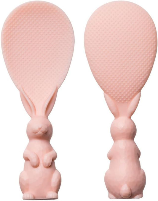 [Franc Franc] Rabbit Rice Paddle, 7.7-Inch (Pink)